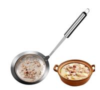 Écumoire en acier inoxydable - Écumoire en maille avec filtre à long poignée, passoire en métal en acier 304 | Idéal pour la friture, les casseroles chaudes, filtrer l'huile, égoutter, collecter des