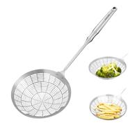 Écumoire en acier inoxydable pour la cuisine et la friture, écumoire en forme d'araignée, ustensile de cuisine pour la maison, les cuisines et les restaurants (taille L)