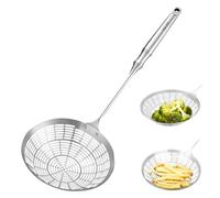 Écumoire en acier inoxydable pour la cuisine et la friture, écumoire en forme d'araignée, ustensile de cuisine pour la maison, les cuisines et les restaurants (taille M)