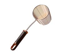 Écumoire en fil d'acier inoxydable épais avec poignée ergonomique pour la cuisine et la friture, ustensiles de cuisine, outil de cuisine