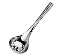 Écumoire en métal, cuillère de service, cuillère à passoire en acier inoxydable avec long manche, accessoire de cuisine, écumeur pour mélanger, servir et égoutter