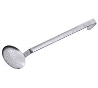 Ecumoire, louche, forme plate, inox, Ø8 -20 cm au choix : 16 cm Variante : 16 cm