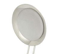 Écumoire maille acier inoxydable Ø 12,5 cm avec manche 24,5 cm.