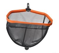 Écumoire professionnelle en métal avec cadre en aluminium, maille double couche pour feuilles flottantes, anti-insectes, filet de piscine hors sol, 45 x 33 cm (A)