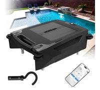 Écumoire solaire automatique de piscine avec contrôle par application, moteur sans balais, évitement automatique des obstacles, pour un entretien efficace de la piscine