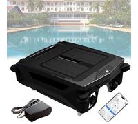Écumoire solaire automatique pour piscine avec prise en charge de l'application, moteur sans balais, collecte des déchets, indication lumineuse, évitement automatique des obstacles pour toutes les