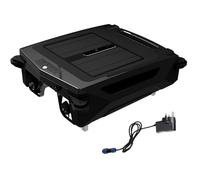 Écumoire solaire de piscine avec batterie de 2500 mAh, nettoyeur automatique avec panier à débris de grande capacité, nettoyage double mode, planification intelligente d'itinéraire, support