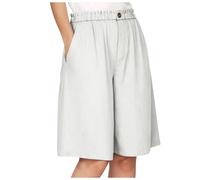 ECUNGWUA Short Fluide Femme Été Grande Taille Bermuda Large Taille Haute avec Cordon De Serrage Shorts De Plage Léger Ample Décontracté pour Chic Vacances Short Pantalon Court Coton