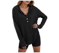 ECUNGWUA Sweatshirt à Capuche Femme Sport Doublure Douce avec Poches Pull de Jogging pour Course Pied Entrainement Randonnee Gym Casual Chaud Douillet Texture Souple Extensible Sweatshirthirt (XXL)
