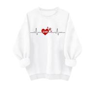 ECUNGWUA Sweatshirt Femme Sport Doublure Douce Poches Jogging Pull Course Entraînement Randonnée Gym Vêtement Sport Décontracté Chaud Douillet Stretch Manches Longues Haut (White, M)