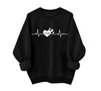 ECUNGWUA Sweatshirt Femme Sport Doublure Douce Poches Jogging Pull Course Entraînement Randonnée Gym Vêtement Sport Décontracté Chaud Douillet Stretch Manches Longues Haut (XXL)