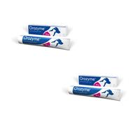 Ecuphar Orozyme Gel dentifrice | Pack Double | 2 x 70 g | Gel dentifrice pour chiens et chats | Pour le soin quotidien des dents | Contre la plaque dentaire, la mauvaise haleine et le tartre
