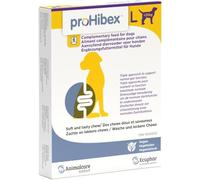 ecuphar proHibex Chews L > 25 kg | 6 pièces | Complément Alimentaire pour Grands Chiens | pour améliorer la Fonction intestinale Normale et la consistance des selles | avec des probiotiques