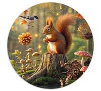 écureuil 1000 Piece Jigsaw Puzzle for Adults Family Challenge Toys Stress Relief Puzzle Exercise The Memory of The Brain for Adults and Kids, Age 12 Years Up 1000pcs (67.5x67.5cm)