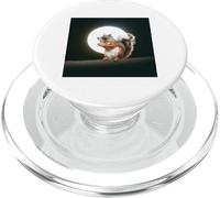Écureuil Cool avec Lunettes de Soleil sous Le Clair de Lune PopSockets PopGrip pour MagSafe