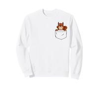 Écureuil de Poche - Animal Mignon drôle dans la Poche | Dessin animé Sweatshirt