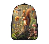 écureuil des bois d'automne sacs à dos imprimés en 3d pour ado et adultes unique faune imperméable sac à dos 2 compartiment filles garçon sac scolaire de voyage-16,pour l'école les voyages affaires