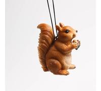 Ecureuil En Résine À Suspendre 8 X 4 X 6 Cm Marron