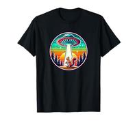 Écureuil enlevé un vaisseau spatial extraterrestre Enlèvement de l'espace extra-atmosphérique T-Shirt