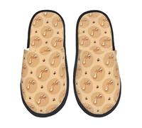 Écureuil Et Noix Homme Femme Slippers Antidérapantes Chaussons Peluche Pantoufles Pour Extérieur Intérieur Hiver L