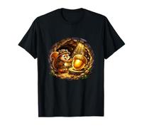 Écureuil Explorateur Mignon trouvant Un trésor de Gland géant T-Shirt