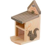 Écureuil Futterstation Mangeoire Kobel Avec Verre Plexiglas 14×17×29 CM