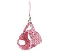 Écureuil Gilet Harnais, Petit Animal de Compagnie Harnais Gilet & Laisse Ensemble Harnais Avant Doux réglable en Plein air Gilet Harnais vêtements pour Cochon d'Inde Chinchilla écureuil(L-Rouge)