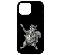 Écureuil Jouant de la Guitare Rock & Roll Écureuils Rocker Coque pour iPhone 16 Pro Max