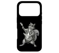 Écureuil Jouant de la Guitare Rock & Roll Écureuils Rocker Coque pour iPhone 17 Pro