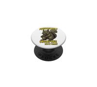 Écureuil Loup-Garou Horreur Animal Drôle PopSockets PopGrip Adhésif