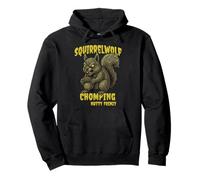 Écureuil Loup-Garou Horreur Animal Drôle Sweat à Capuche