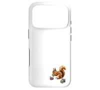 Écureuil Magique Mangeant des Glands fabriqués à partir d'une variété de minéraux Coque pour iPhone 17 Pro