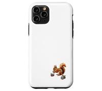 Écureuil Magique Mangeant des Glands fabriqués à partir d'une variété de minéraux Coque pour iPhone 11 Pro