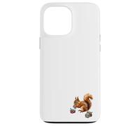 Écureuil Magique Mangeant des Glands fabriqués à partir d'une variété de minéraux Coque pour iPhone 13 Pro Max
