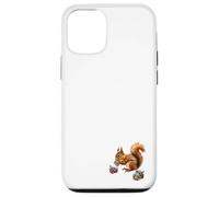 Écureuil Magique Mangeant des Glands fabriqués à partir d'une variété de minéraux Coque pour iPhone 12/12 Pro