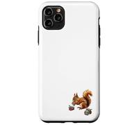 Écureuil Magique Mangeant des Glands fabriqués à partir d'une variété de minéraux Coque pour iPhone 11 Pro Max