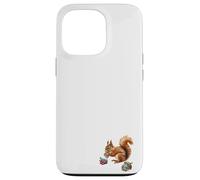 Écureuil Magique Mangeant des Glands fabriqués à partir d'une variété de minéraux Coque pour iPhone 13 Pro