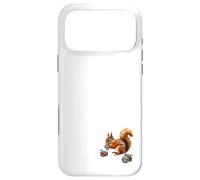 Écureuil Magique Mangeant des Glands fabriqués à partir d'une variété de minéraux Coque pour iPhone 17 Pro Max