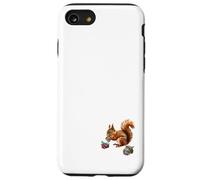 Écureuil Magique Mangeant des Glands fabriqués à partir d'une variété de minéraux Coque pour iPhone SE (2020) / 7/8