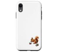 Écureuil Magique Mangeant des Glands fabriqués à partir d'une variété de minéraux Coque pour iPhone XR