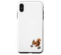 Écureuil Magique Mangeant des Glands fabriqués à partir d'une variété de minéraux Coque pour iPhone XS Max