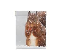 Écureuil Mignon dans la Neige imprimé, Sac de Rangement pour Femmes, Portefeuille supérieur à Presser, Petit Porte-Monnaie, Pochette de Changement