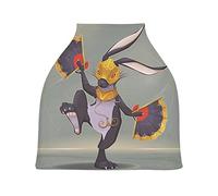 Écureuil Mignon Housse de Canopée pour Poussette,Siège de Voiture pour Bébé Dais Siège Auto Couverture D'Allaitement Pare-Soleil Respirant Extensible pour Bébé