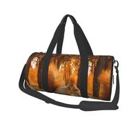 Écureuil Mignon Mangeant des Noix, Sac de Voyage de Grande capacité, Sac à Main Rond, Sac de Voyage de Sport, fourre-Tout, Sac de Fitness