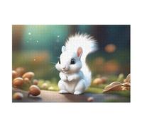 Écureuil Mignon Puzzle en Bois 1000 Pièces pour Adultes Et EnfFourmis, Puzzles Impossible, Jeu De Patience Coloré, À Partir De 12 Ans （75×50cm）