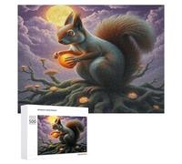 écureuil Puzzle 500 Pièces Décoration Moderne 3D Edificio du Paysage Jouet Éducatif pour Famille Divertissement Créatif Challenge Cadeau Unique 500 PCS