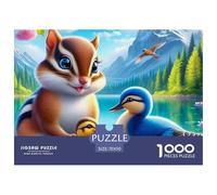 écureuil, Puzzle De 1000 Pièces, Défi Captivant pour Améliorer L’Attention Coordination Et Persévérance, Expérience Agréable pour Moments Calmes Ou Compétitions Amicales, Adapté Aux 12 Ans Et Plus,