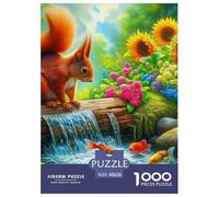 écureuil, Puzzle De 1000 Pièces, Défi Captivant pour Améliorer L’Attention Coordination Et Persévérance, Expérience Agréable pour Moments Calmes Ou Compétitions Amicales, Adapté Aux 12 Ans Et Plus,