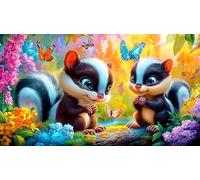 écureuil Puzzle de 1000 pièces pour la Famille Jeux stimulants et cérébraux 38x52cm/1000pcs