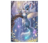 Écureuil Puzzle en Bois 1000 Pièces pour Adultes Et Enfants, Puzzles Impossible, Jeu De Patience Coloré, À Partir De 12 Ans 78×53cm